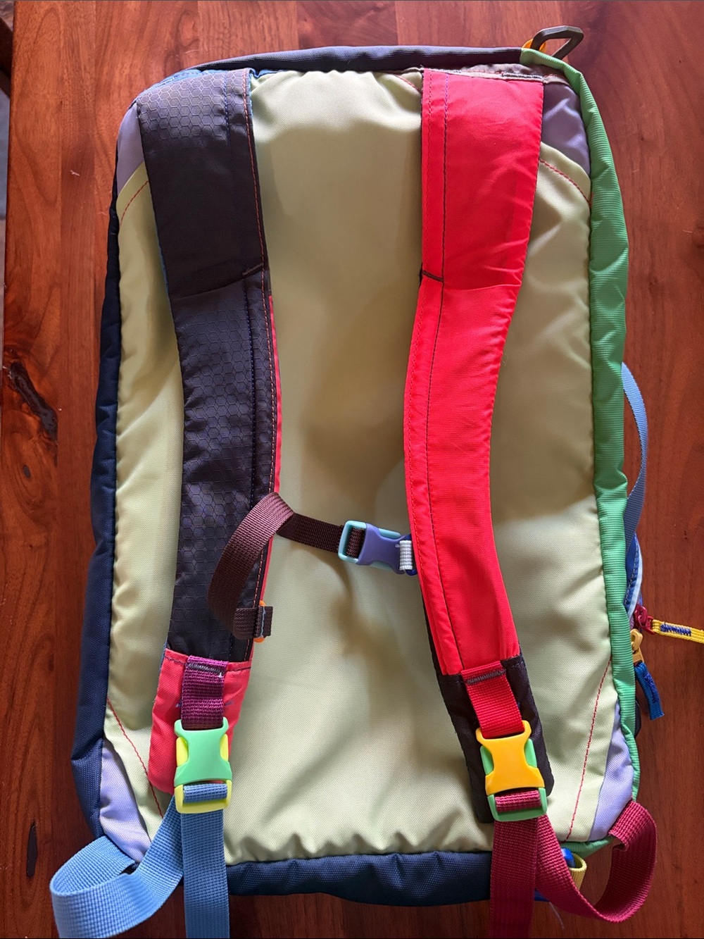 cotopaxi Colorblock Mini Backpack in Yellow, Red, Blue - Picture 4 of 10